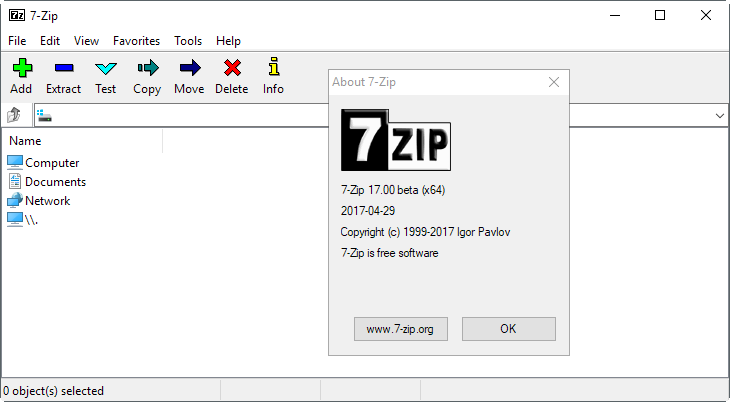 7-zip 17.0 beta
