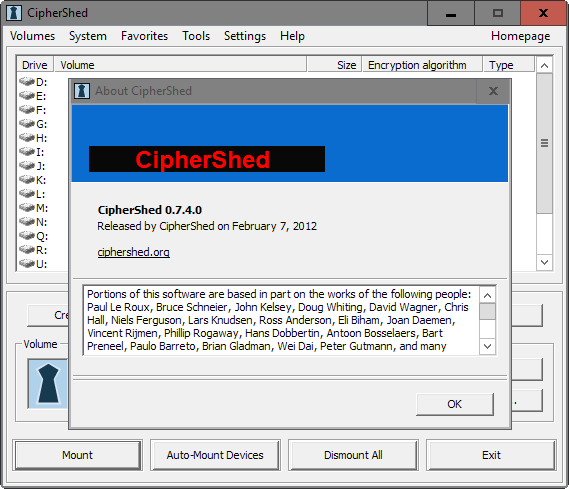 ciphershed 0740