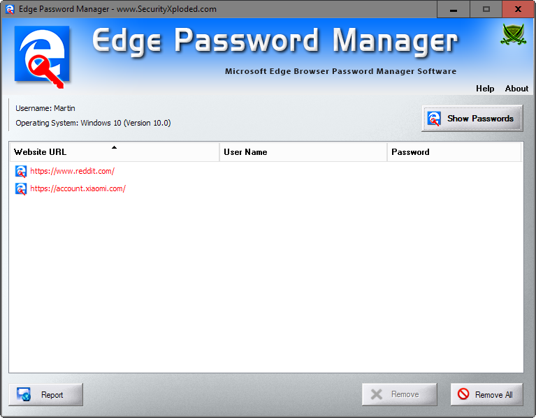 edge password manager