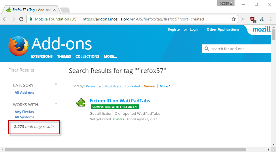 firefox webextensions