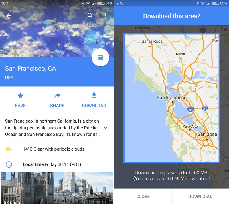 google maps download