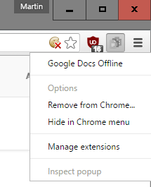 hide in chrome menu