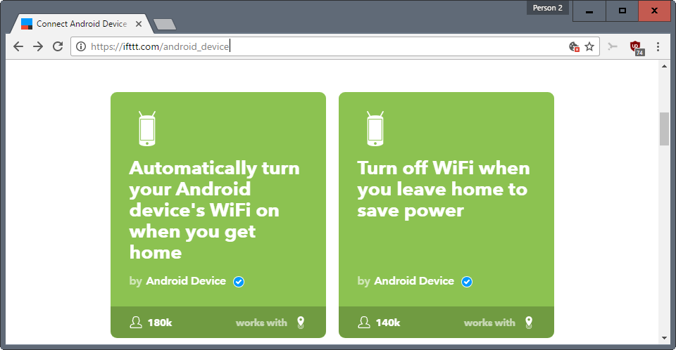 ifttt android