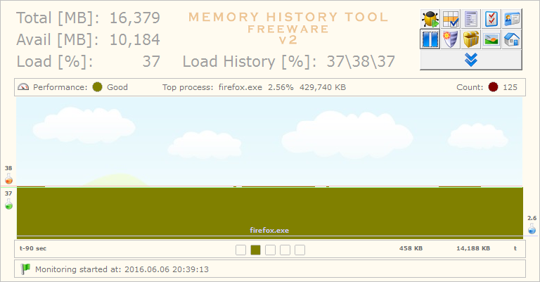 memory history tool