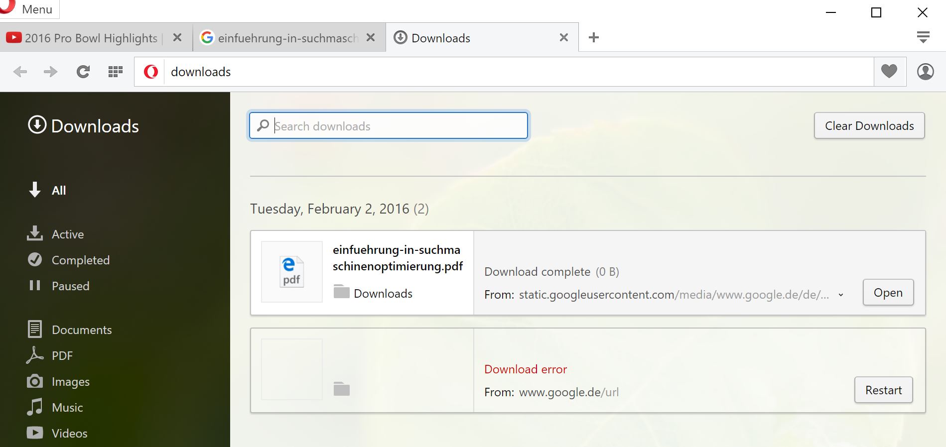 opera downloads