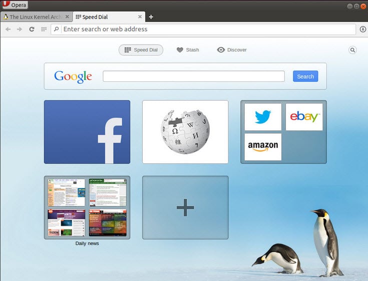 opera for linux