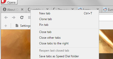 save tabs as speed dial