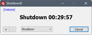 shutdown timer