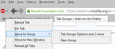 tab groups move