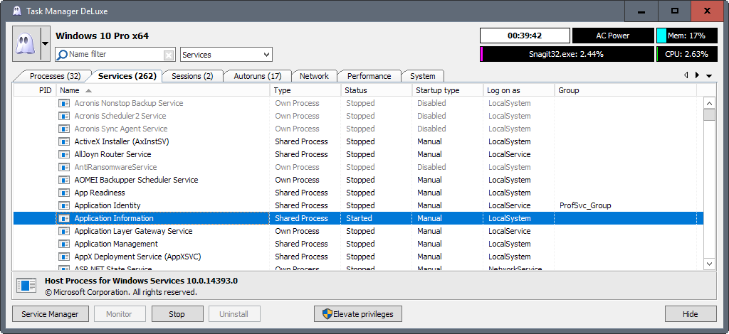 task manager deluxe services