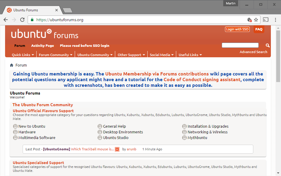 ubuntu forums