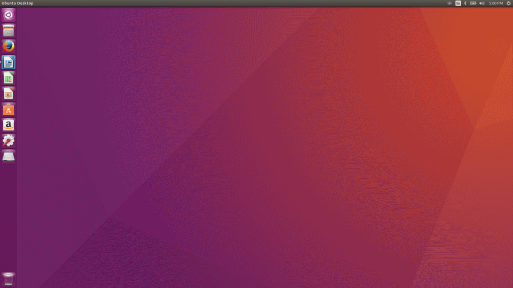 Ubuntu Unity Default Desktop