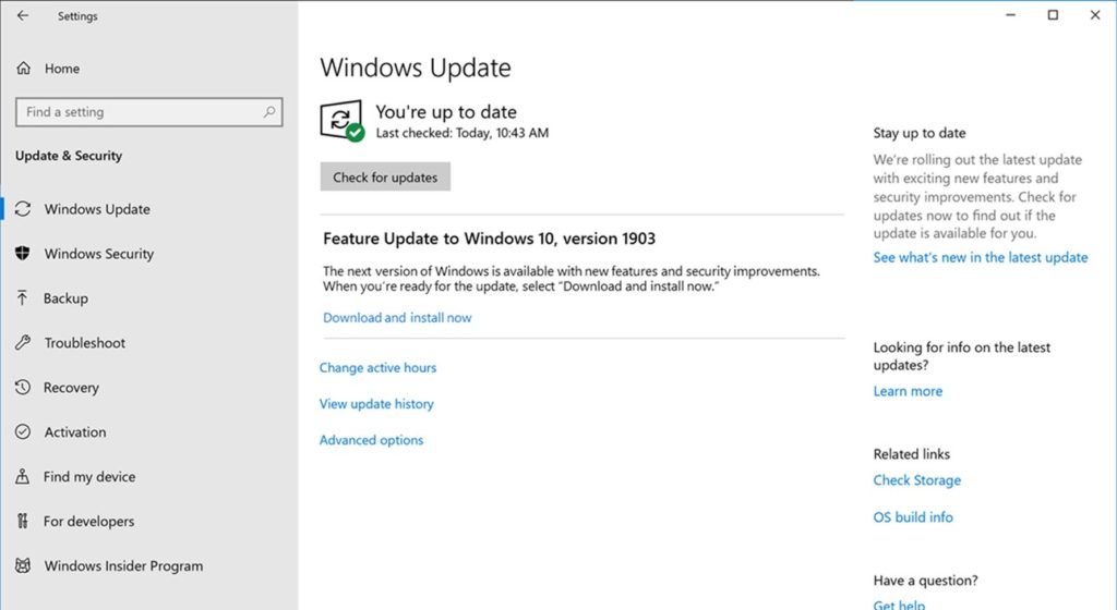 windows update feature updates changes