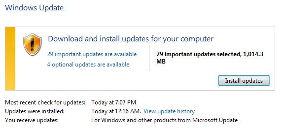 windows updates may 2014