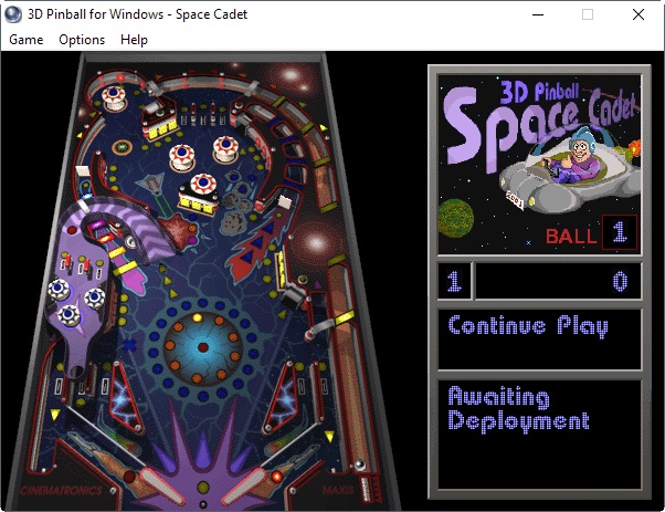 3d pinball for windows space cadet