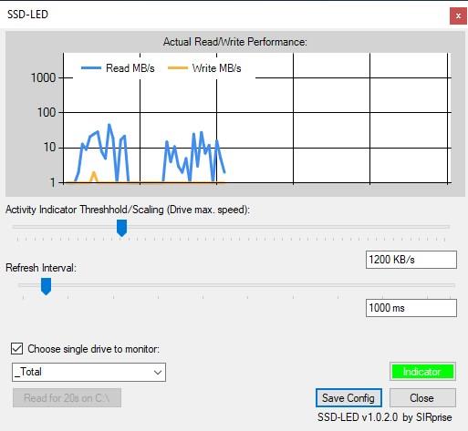 SSD-LED for Windows