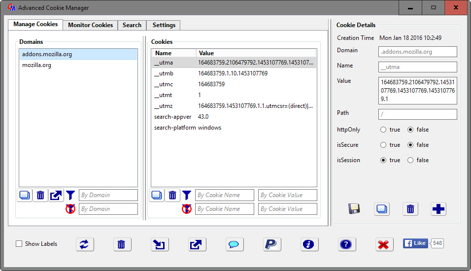 advanced cookie manager