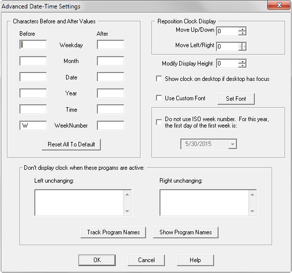 advanced date time settings