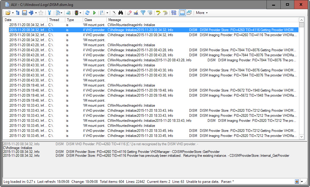 advanced log viewer