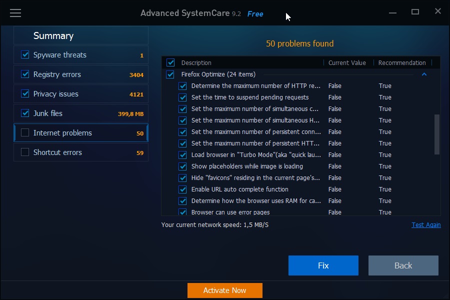 advanced systemcare fix