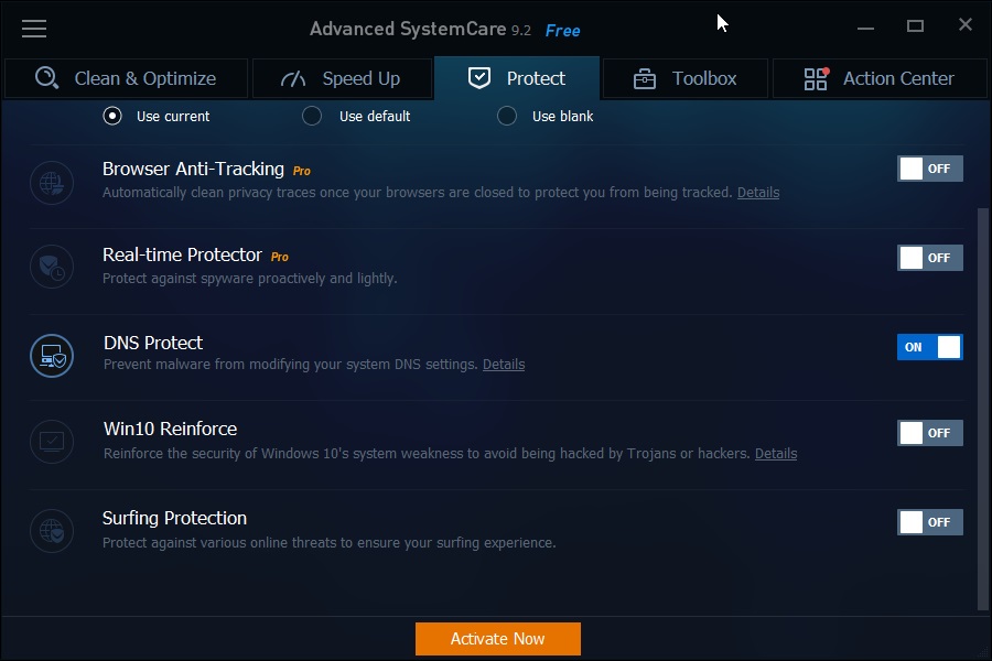advanced systemcare protect