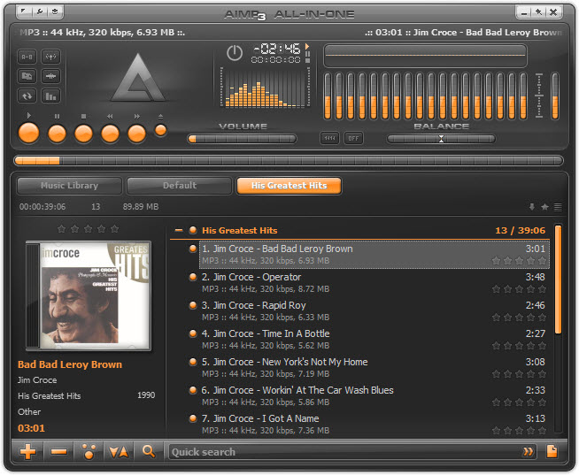 aimp 4.0 classic interface