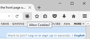 allow cookies