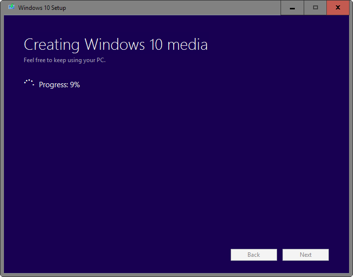 anniversary update install