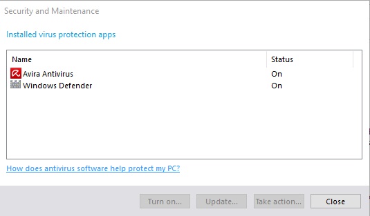 antivirus security maintenance