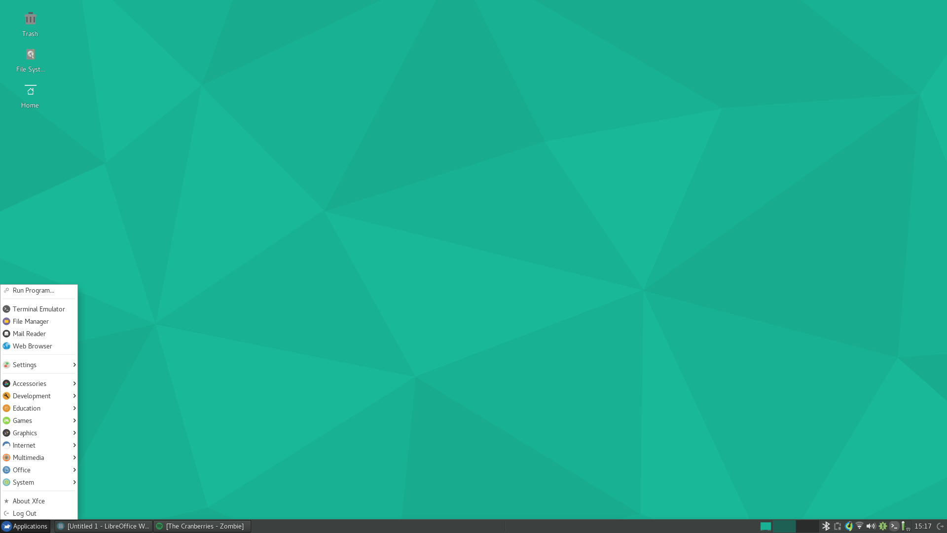 Applications Menu
