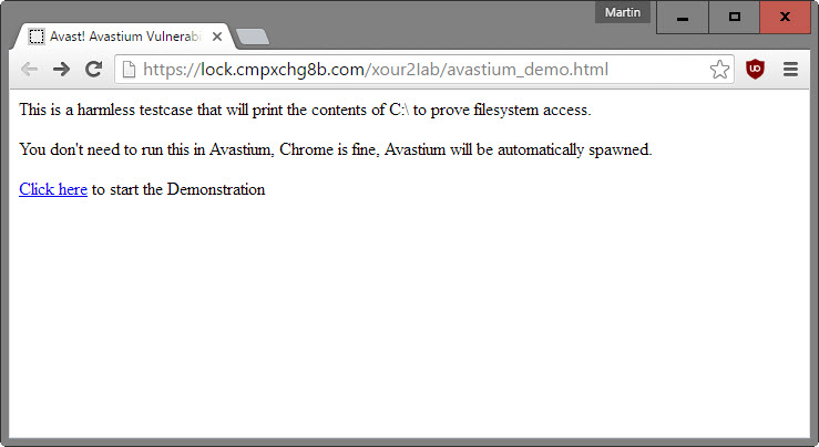 avastium vulnerability
