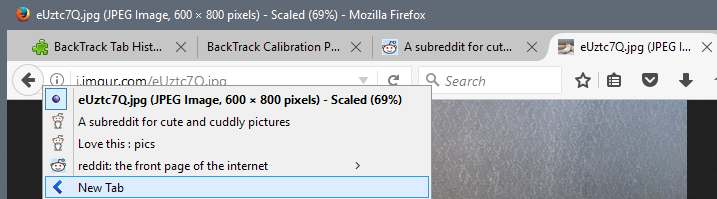 backtrack tab history