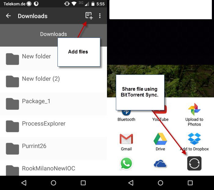 bittorrent sync mobile