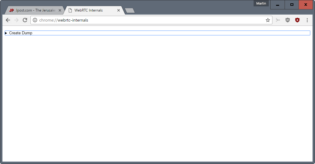 blocked webrtc