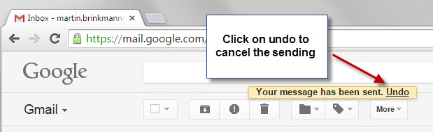 cancel send gmail