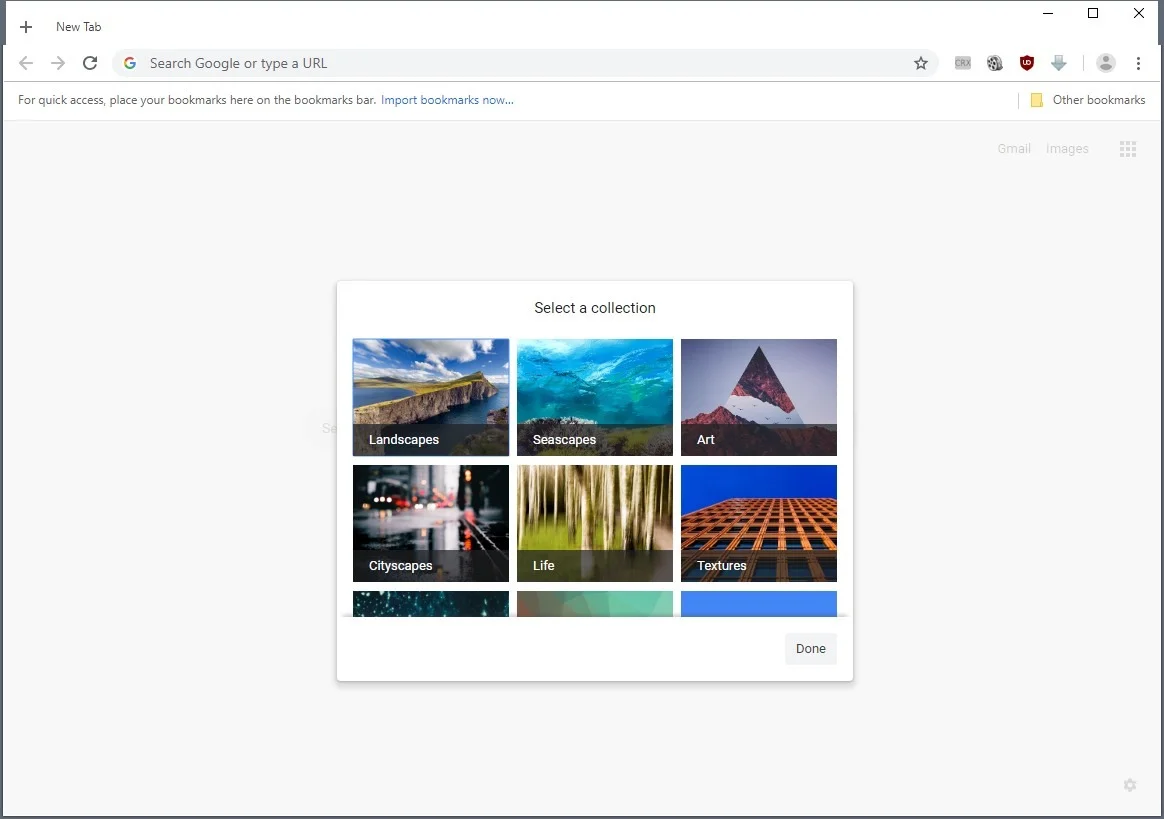chrome background