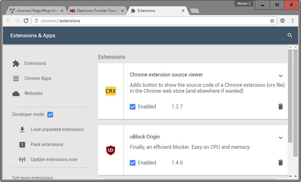 chrome material design