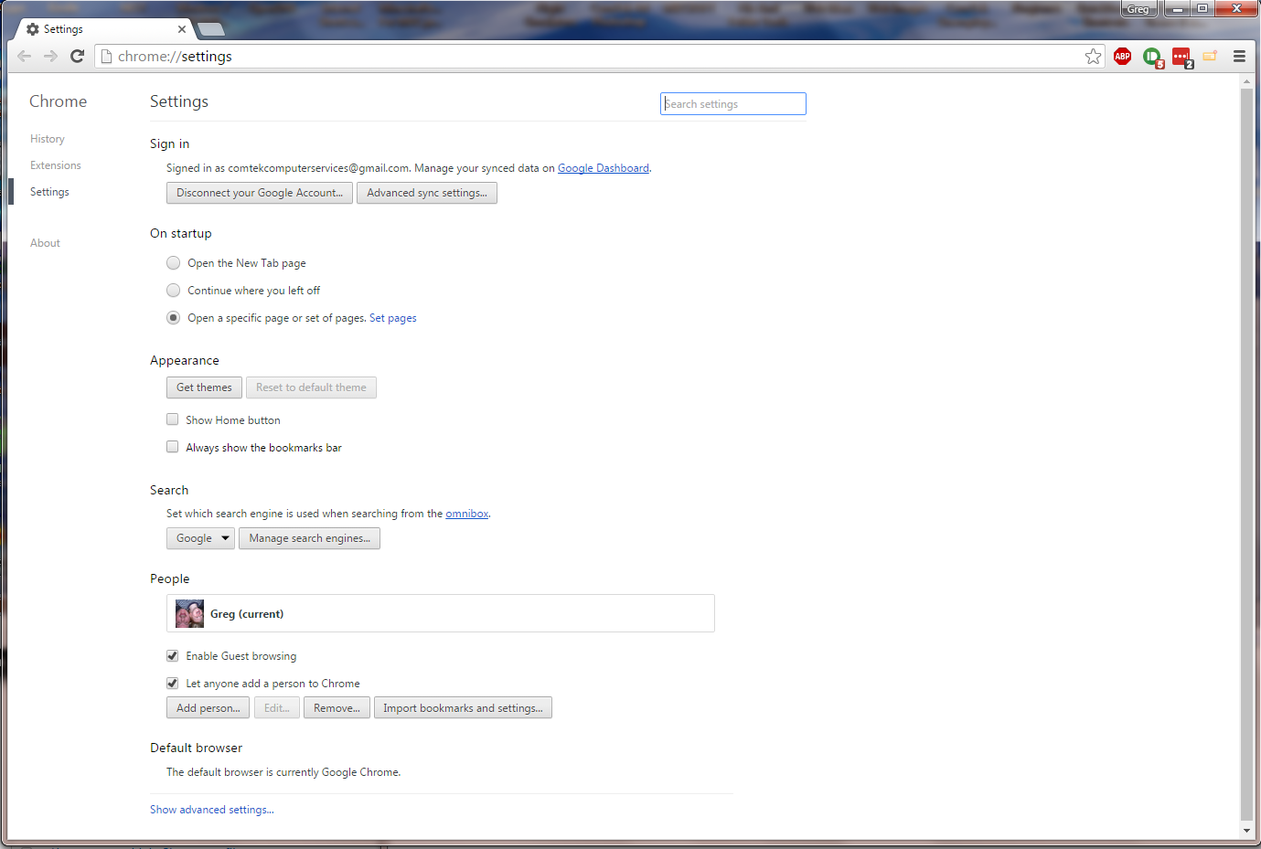 chrome profiles people