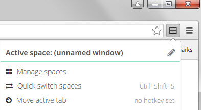 chrome spaces extension