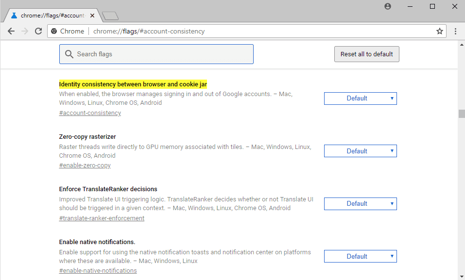 chrome sync google account link