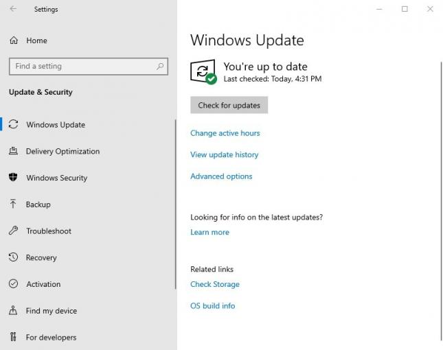 clean install of Windows 10