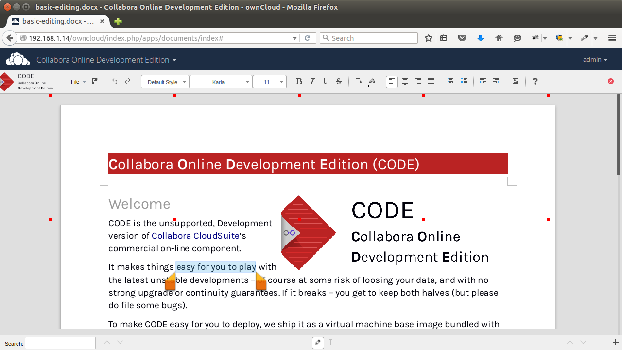code