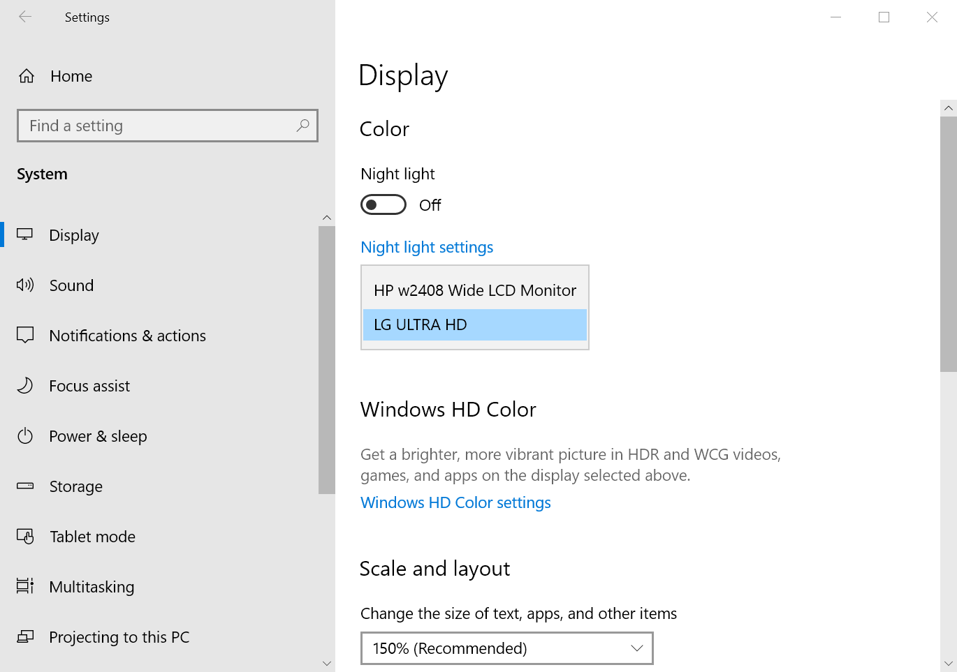 color profiles windows