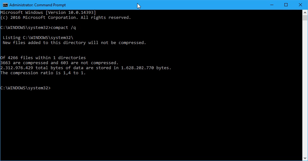 compact os query