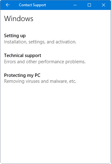 contact support technical support
