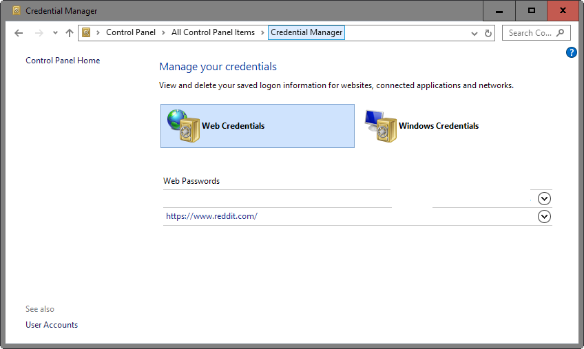 credential manager