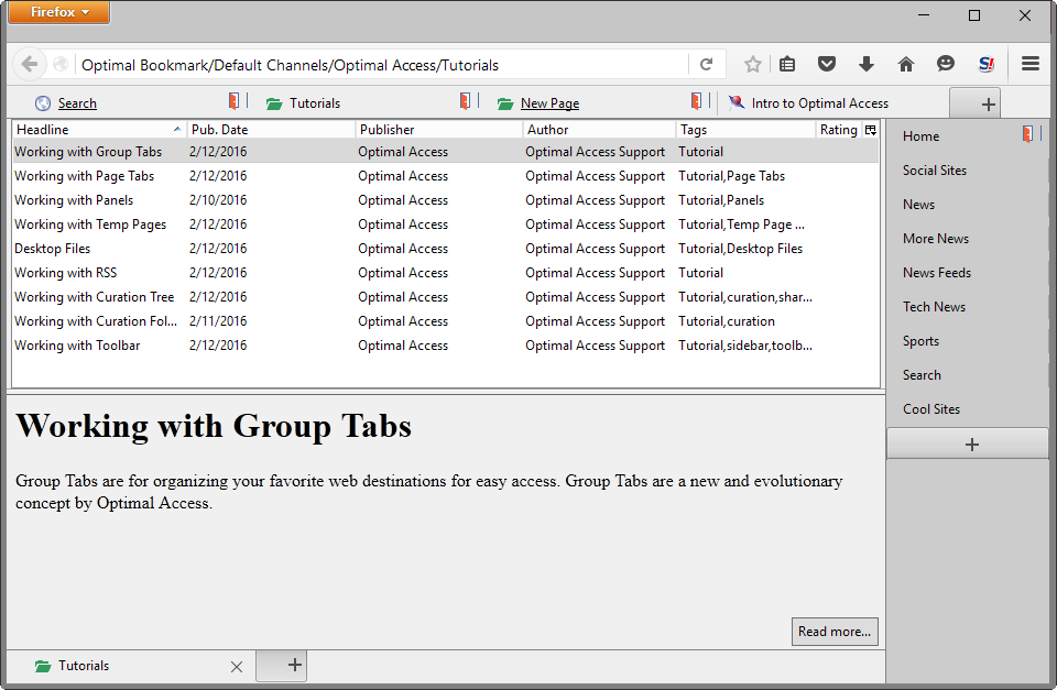 curation folder