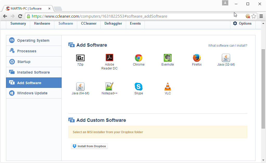 custom software