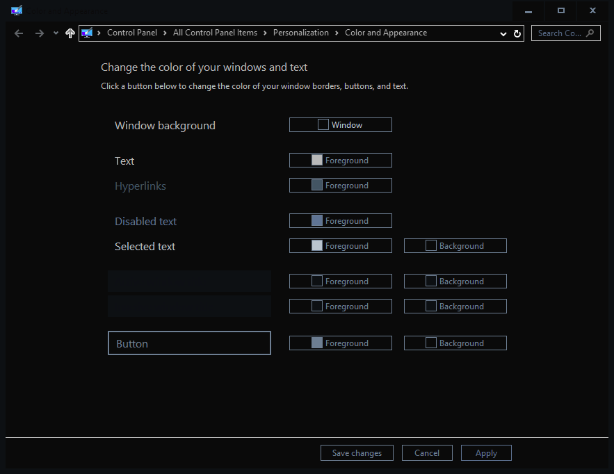 customize theme