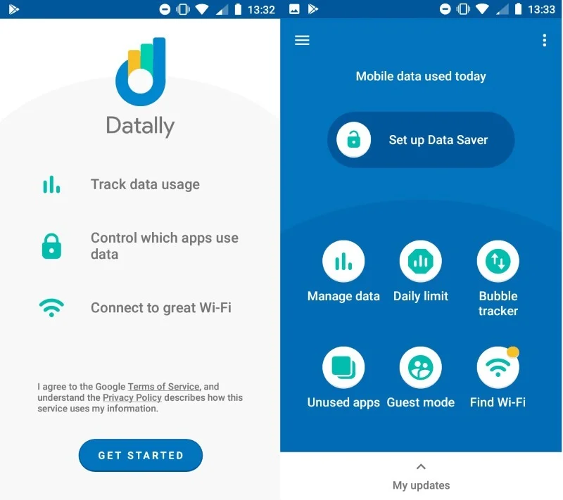 datally google